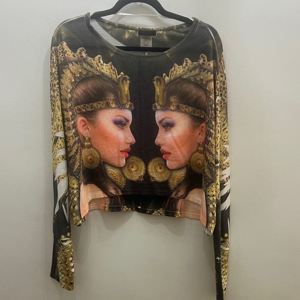 Blush Regal Print Long Sleeve Top